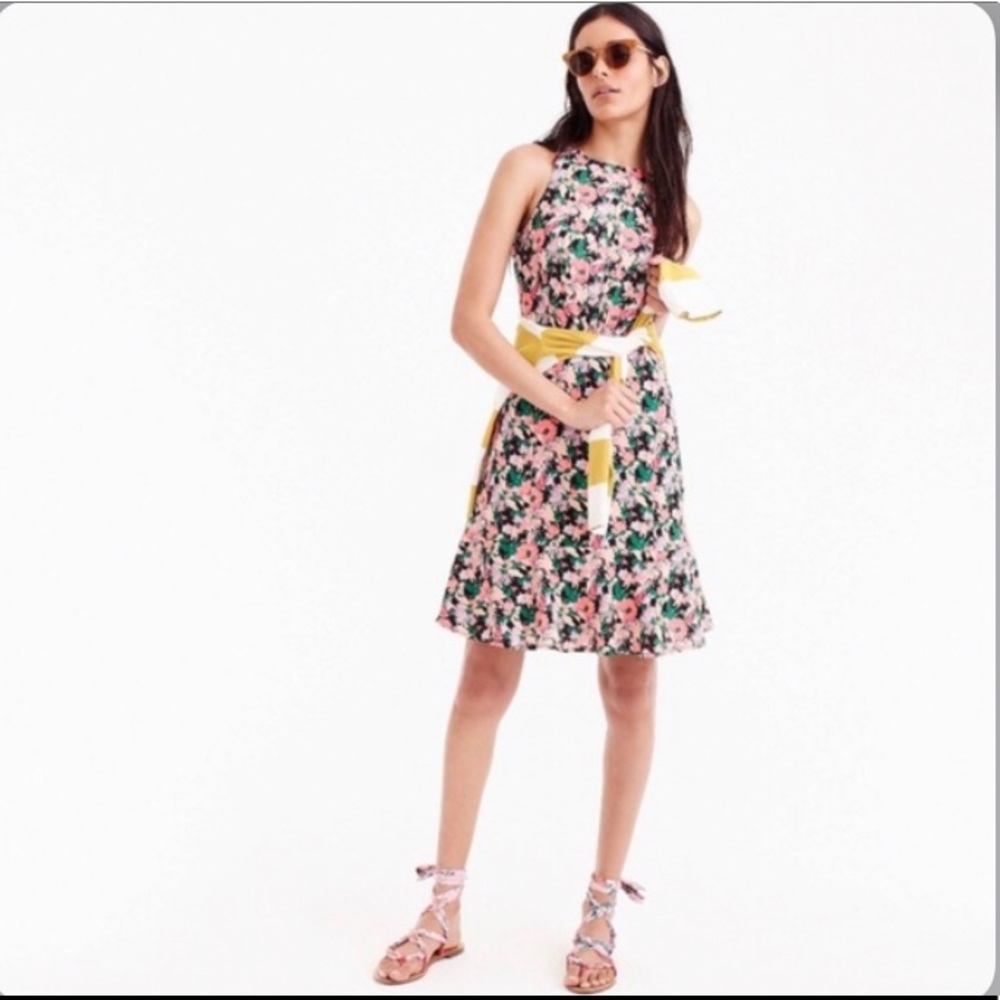 NWT J. Crew Mercantile Dress in Neon Floral